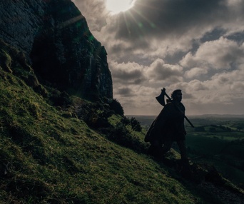 Une scène du film The Green Knight