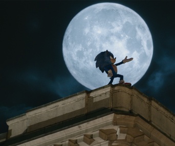 Une scène du film Sonic the Hedgehog 2