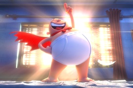 Une scène du film Captain Underpants Une scène du film Captain Underpants