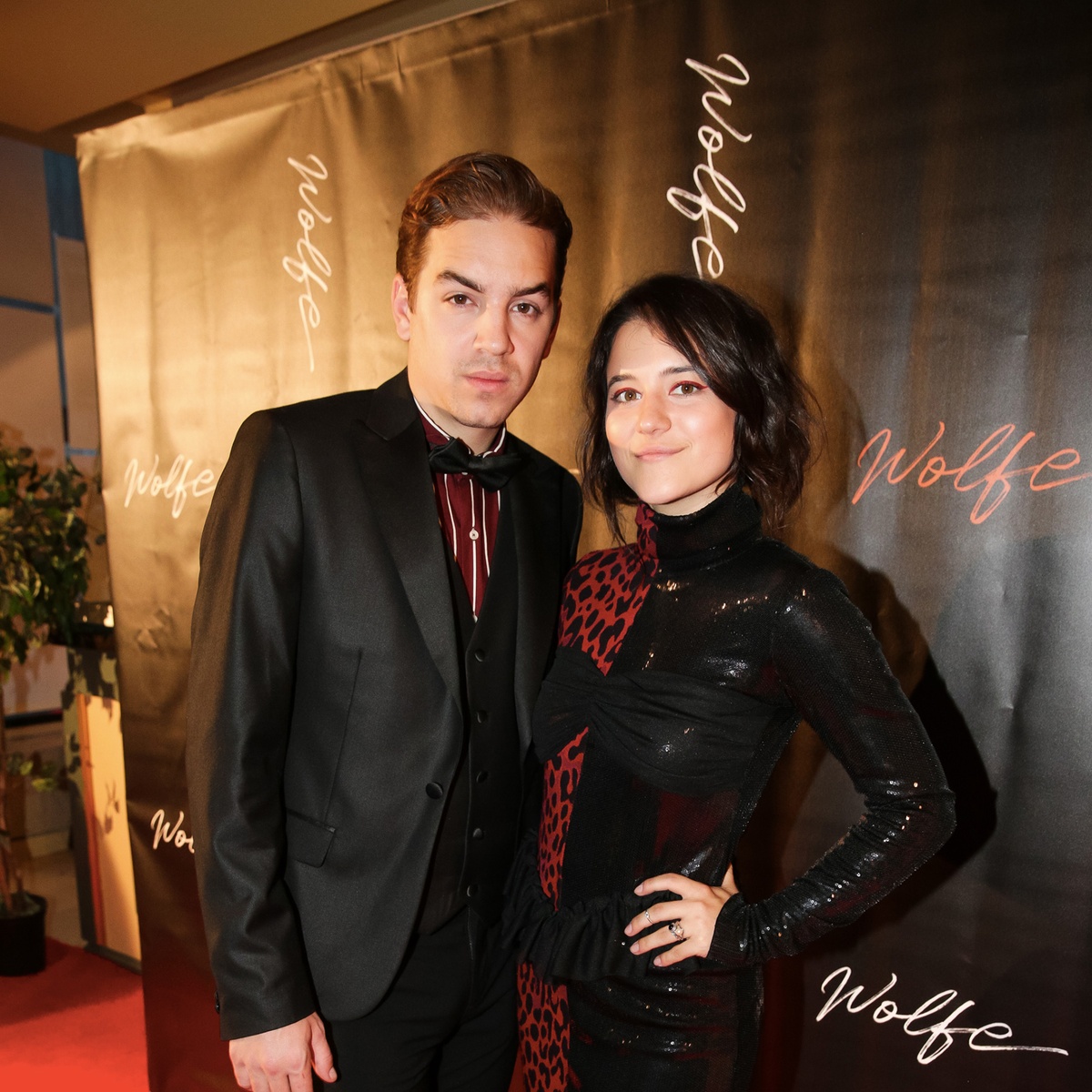 Sur le tapis rouge du film Wolfe