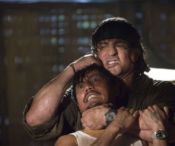Scène du film Rambo