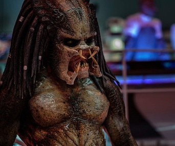 Une scène du film The Predator