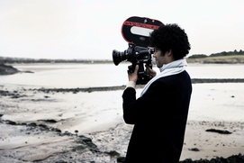 Sur le plateau du film Submarine