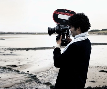 Sur le plateau du film Submarine