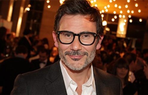 Michel Hazanavicius sur le tapis rouge de The Artist