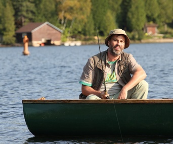 Une scène du film Lac mystère