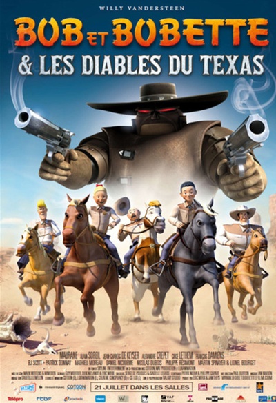 Affiche du film Bob et Bobette et les diables du Texas