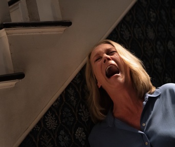 Une scène du film Halloween Ends
