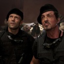 Sylvester Stallon, Jason Statham et Randy Couture dans The Expendables