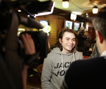 Sur le plateau de Il était une fois les Boys
