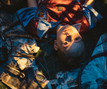 Une scène du film Scrapper