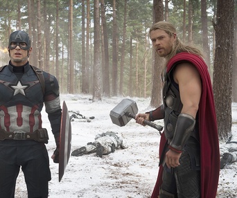 Une scène du film The Avengers: Age of Ultron