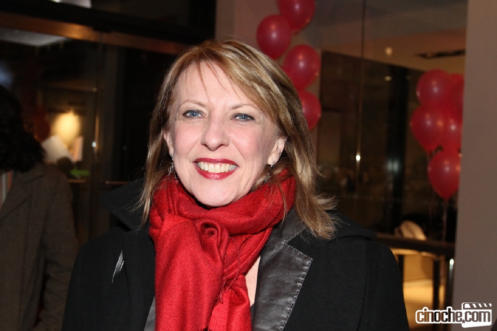 Christine Saint-Pierre sur le tapis rouge de Oscar et la dame rose