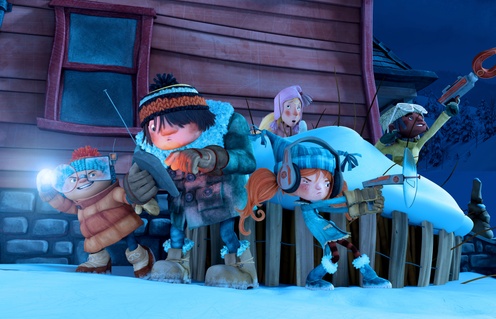 Une scène du film La course des tuques