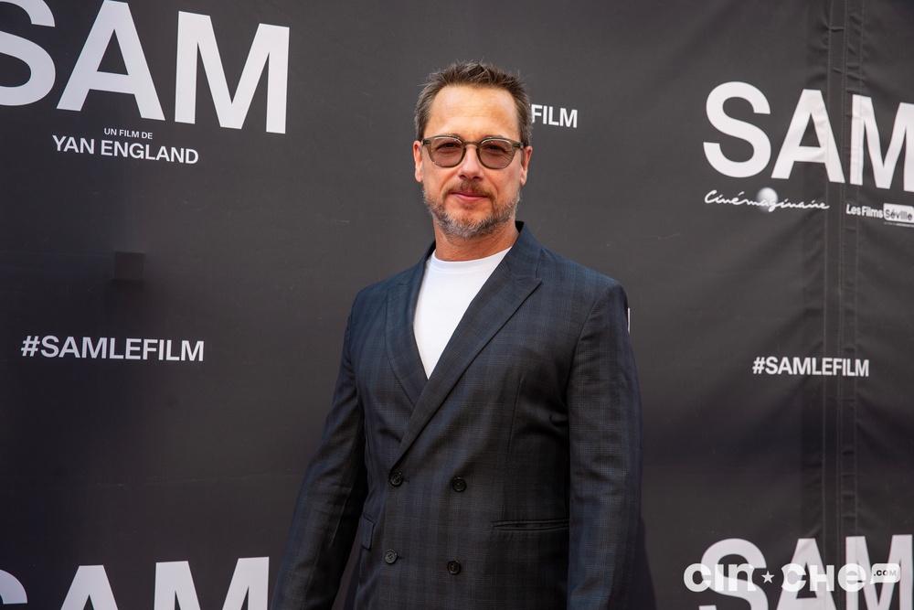 Sur le tapis rouge du film Sam