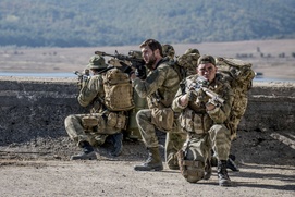 Une scène du film Hunter Killer