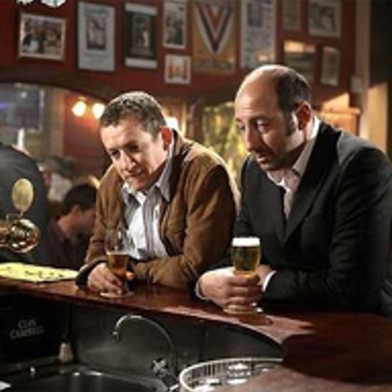 Dany Boon et Kad Merad dans Bienvenue chez les Ch'tis