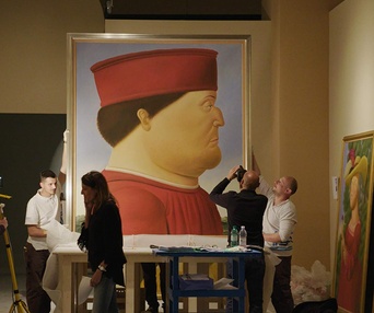 Une scène du film Botero