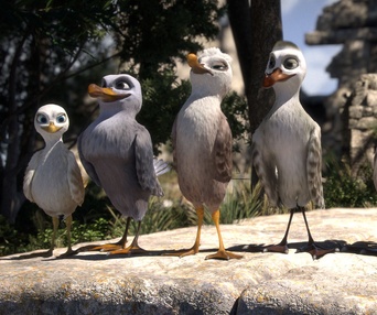 Une scène du film Manou the Swift
