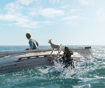 Une scène du film The Adventures of Tintin