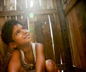 Scène du film Slumdog Millionaire