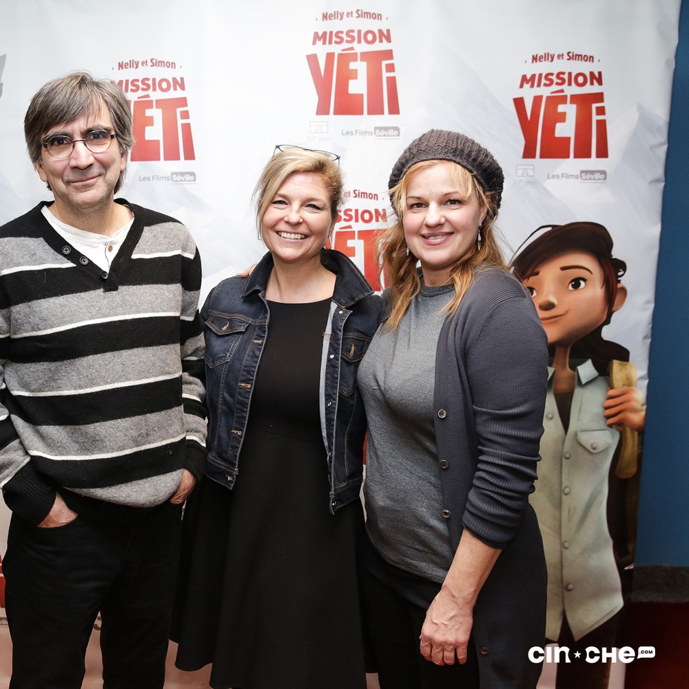 Sur le tapis rouge du film Nelly et Simon : Mission Yéti