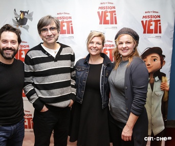 Sur le tapis rouge du film Nelly et Simon : Mission Yéti