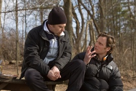 Sur le plateau du film Conviction Sur le plateau du film Conviction