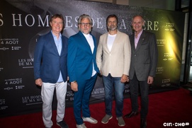 Tapis rouge du film Les hommes de ma mère