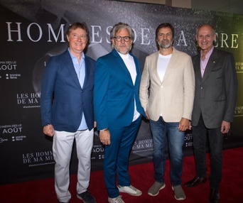 Tapis rouge du film Les hommes de ma mère