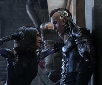 Une scène du film Alita: Battle Angel