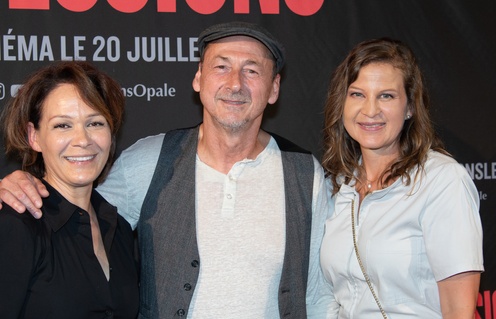 Sur le tapis rouge du film Confessions