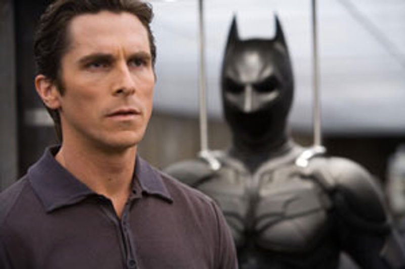 Christian Bale dans une scène du film Le Chevalier Noir