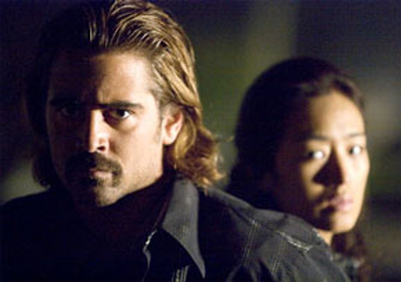 Colin Farrell et Gong Li dans Deux flics à Miami