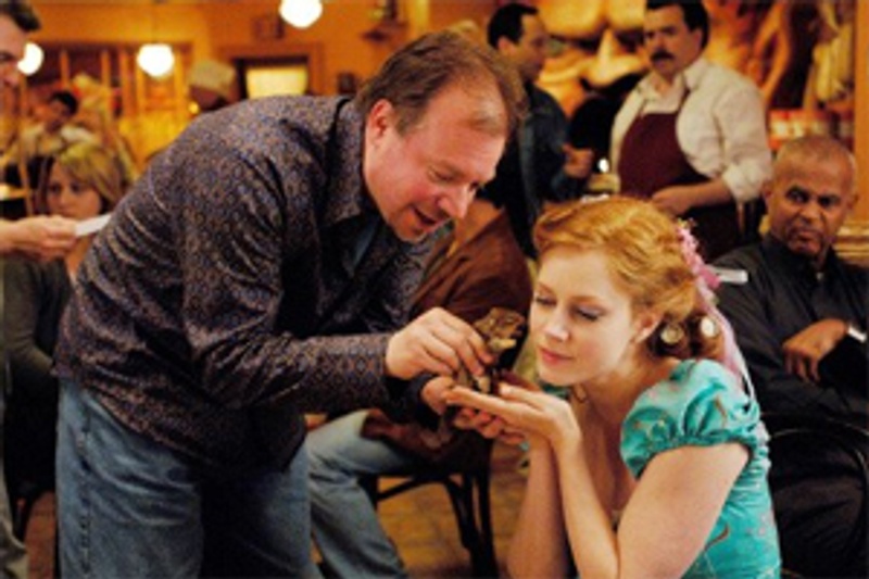 Kevin Lima sur le plateau du film Enchanted