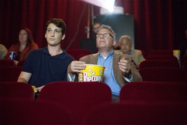 Une scène du film Whiplash Une scène du film Whiplash
