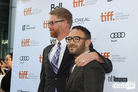 Sur le tapis rouge du film Kill Your Darlings