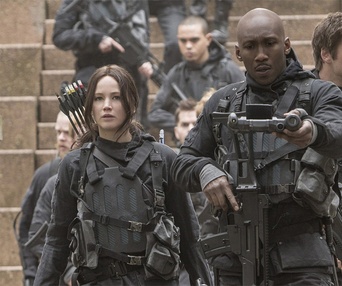 Une scène du film The Hunger Games: Mockingjay - Part 2