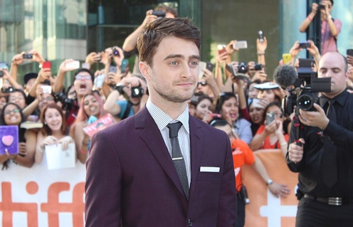 Sur le tapis rouge du film Kill Your Darlings