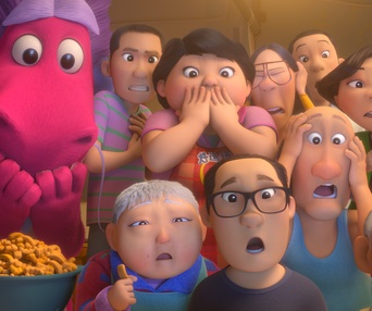 Une scène du film Wish Dragon