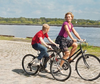 Une scène du film Le gamin au vélo