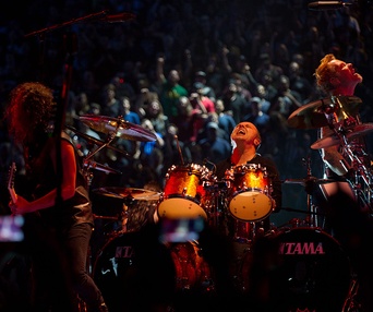 Une scène du film Metallica Through the Never