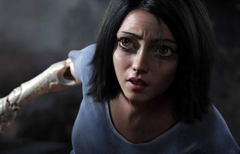 Une scène du film Alita: Battle Angel