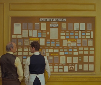 Une scène du film The French Dispatch
