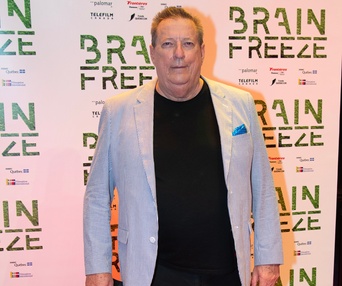 Sur le tapis rouge du film Brain Freeze