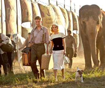 Une scène du film Water for Elephants