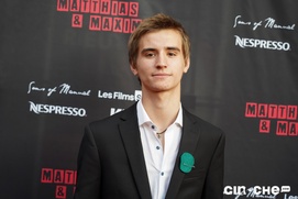 Sur le tapis rouge du film Matthias et Maxime