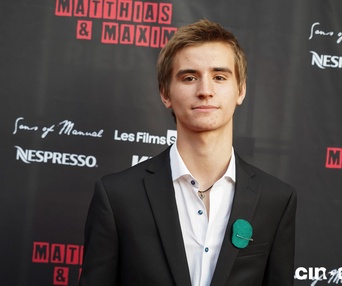 Sur le tapis rouge du film Matthias et Maxime