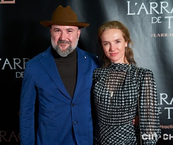 Sur le plateau du film L'arracheuse de temps