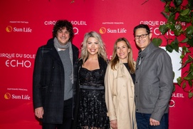 Tapis rouge du spectacle Echo du Cirque du Soleil